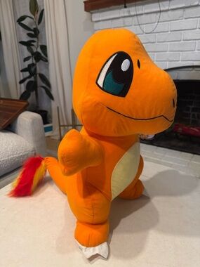 Jumbo Charmander Pokemon Character Plush 20” Styrofoam Filled Toy Factory 2017